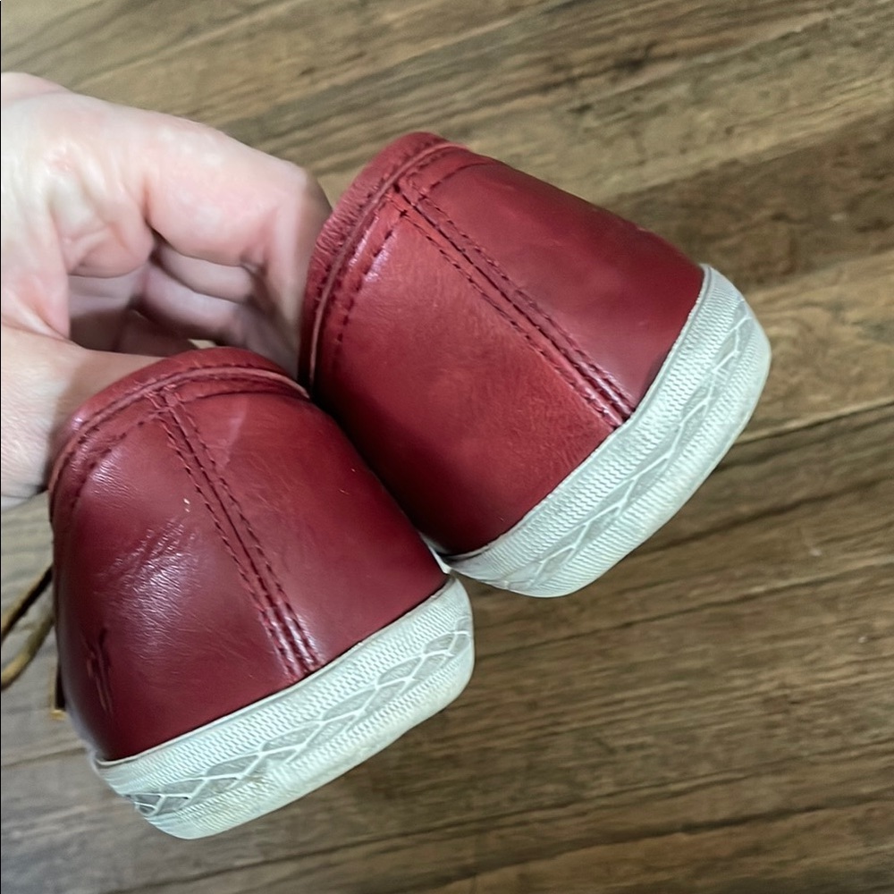 Frye Red Leather Sneakers for women - Picture 3 of 9